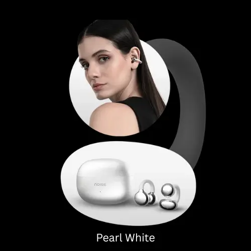 Noise Air Clips pearl white