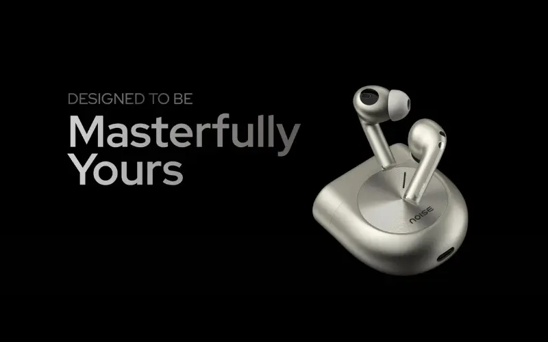 Noise Master Buds titanium design